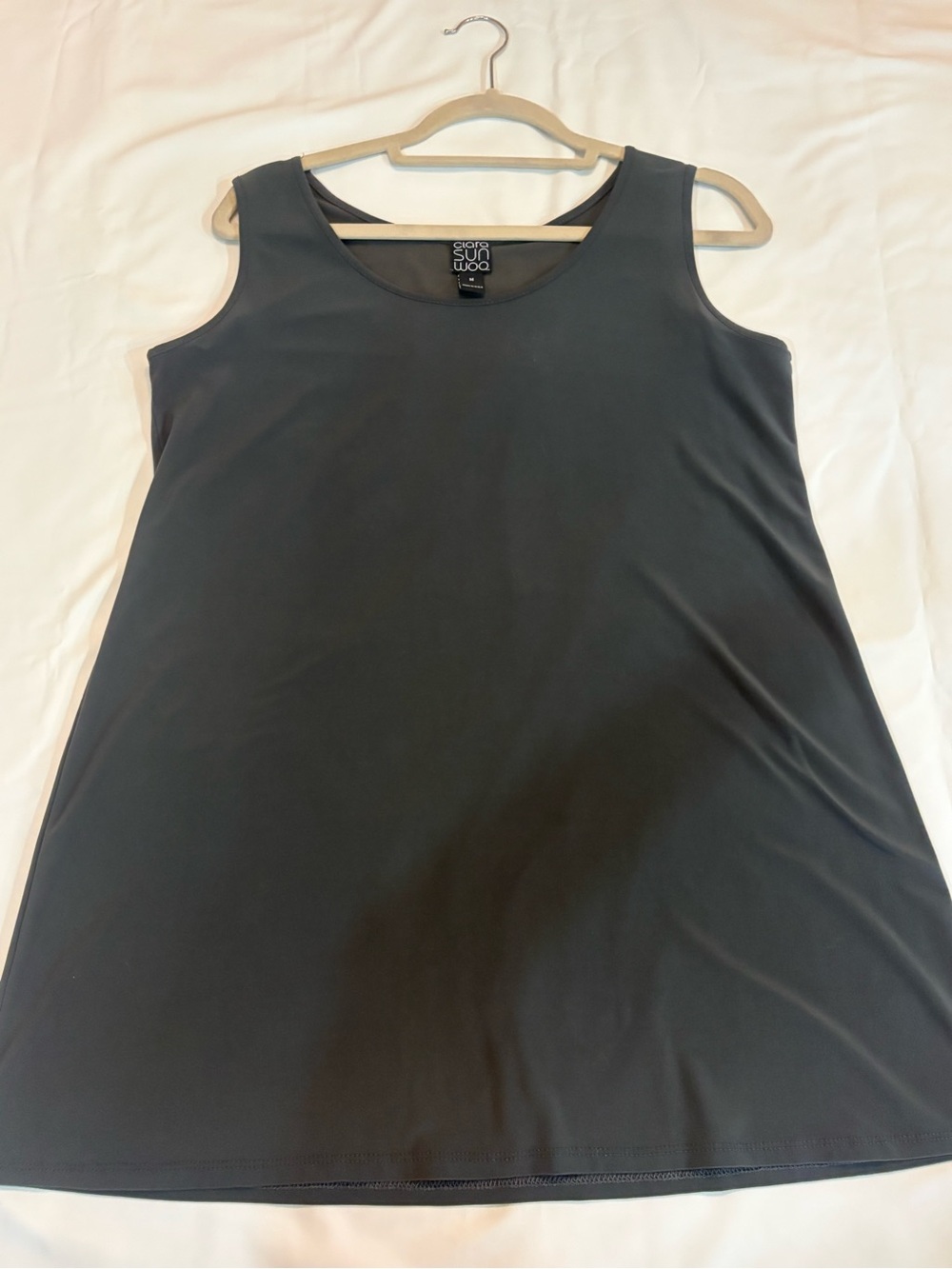 Clara Sun Woo long tank — gray! Medium